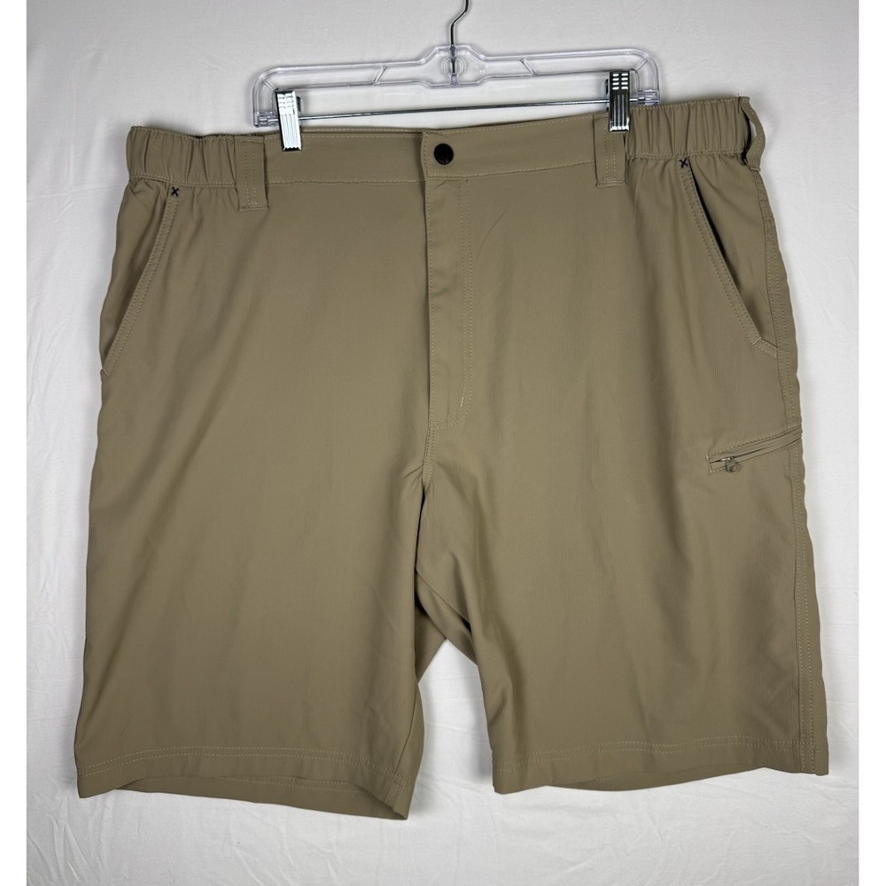 Wrangler Authentics Men's Shorts Size 42 Khaki Performance Stretch Outdoor